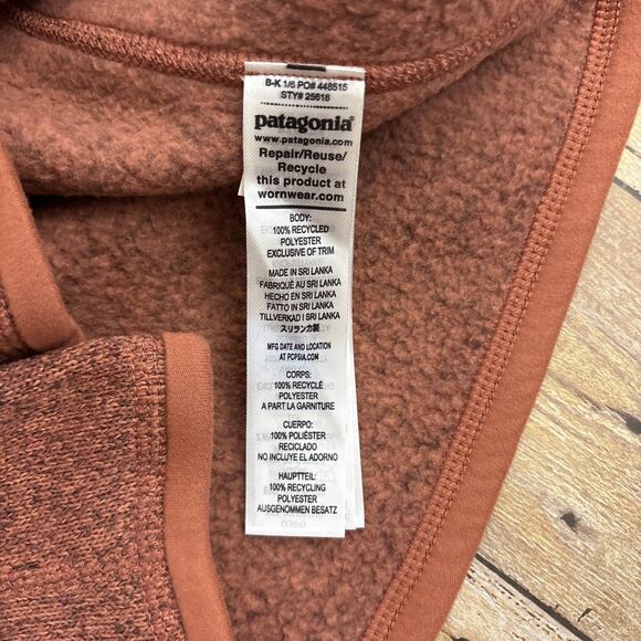 Patagonia Better Sweater Womens 1/4 Zip Fleece Pullover Medium NEW NWT - Picture 8 of 9